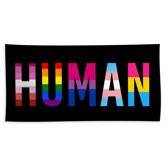 Human LGBT Pride Flag