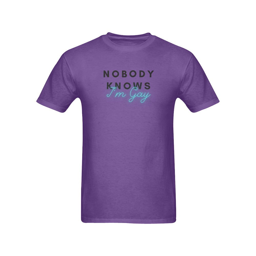 Nobody Knows Im Gay Shirt