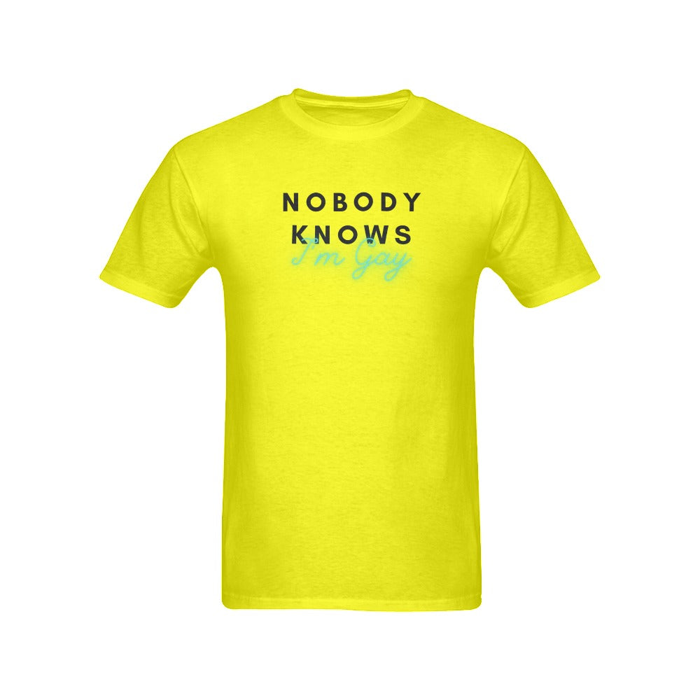 Nobody Knows Im Gay Shirt