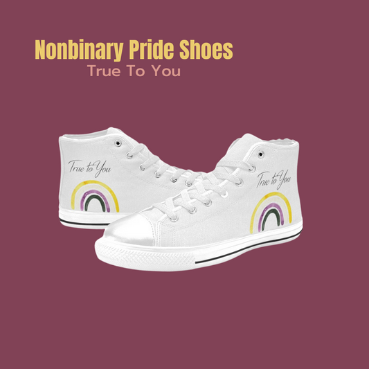 Nonbinary Flag Shoes